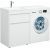 Тумба с раковиной Aquanet Токио 120 L белый (напольная, 1 ящик) арт. 00239300_, изображение 2