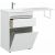 Тумба с раковиной Aquanet Токио 120 L белый (напольная, 1 ящик) арт. 00239300_, изображение 15