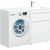 Тумба с раковиной Aquanet Токио 120 R белый (напольная, 1 ящик) арт. 00239301_, изображение 2