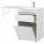 Тумба с раковиной Aquanet Токио 120 R белый (напольная, 1 ящик) арт. 00239301_, изображение 15