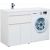 Тумба с раковиной Aquanet Токио 130 L белый (напольная, 1 ящик, 2 дверцы) арт. 00239215_, изображение 2