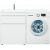 Тумба с раковиной Aquanet Токио 130 L белый (напольная, 1 ящик) арт. 00239302_, изображение 6