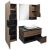 Тумба с раковиной Comforty Штутгарт 90 дуб тёмно-коричневый_, изображение 5