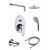 Душевая система скрытого монтажа ESKO Set_6in1_