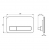 Кнопка смыва Villeroy & Boch Viconnect 922400RB черная глянцевая_, изображение 4