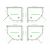 Душевой уголок Royal Bath RB 1110TR-C-BL 100х110х200 матовое_, изображение 4
