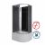 Душевая кабина Niagara Eco E90/70/40L/TN/BK 900х700х1950_, изображение 2