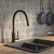 Смеситель для кухни Iddis Kitchen 360 K36BLJ0i05 черный матовый_, изображение 2