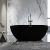 Ванна акриловая Ceruttispa d'ISEO MB 1700x750x600 отдельностоящая черная матовая_