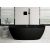 Ванна акриловая Ceruttispa d'ISEO MB 1700x750x600 отдельностоящая черная матовая_, изображение 2