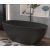 Ванна акриловая Ceruttispa d'ISEO MB 1700x750x600 отдельностоящая черная матовая_, изображение 3
