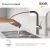 Смеситель для кухни Iddis Pure PURBNPFi05 с фильтром и выдвижным изливом сатин_, изображение 4