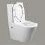 Унитаз Ceruttispa SELLA GW CT9864 напольный безободковый белый_, изображение 2