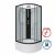 Душевая кабина Niagara Classic NG-6708-14BKT 900х900х2100-2400_, изображение 2