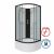 Душевая кабина Niagara Classic NG-6708-14BK 900х900х2000_, изображение 2