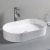 Раковина накладная Cerutti SPA CR0055B MMW1 под мрамор матовая белая_, изображение 3