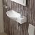 Раковина подвесная WeltWasser WW AISBACH 7945 GL-WT R глянцевая белая 450х240х125_