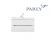 Тумба PARLY Spa River70 подвесная с раковиной 700х480х550_