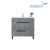 Тумба PARLY Spa Gill70 напольная с раковиной 710x465x740_
