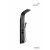 Панель душевая Ceruttispa TWIN BK CT9984_