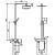 Душевая система ALMAes Turia SDI-1808 черная_, изображение 12