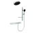 Встроенная душевая система Black&White GH-9025C_