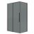 Душевое ограждение Grossman Galaxy 120.K33.01.1290.42.10 120х90х195 см графит сатин стекло тонированное_