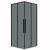 Душевое ограждение Grossman Galaxy 300.K33.01.7070.21.10 70х70х195 см черный матовый стекло тонированное_