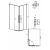 Душевое ограждение Grossman Galaxy 300.K33.01.1280.42.00 120х80х195 см графит сатин стекло прозрачное_, изображение 11