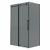Душевое ограждение Grossman Classic 120.K33.04.1180.21.10 110х80х195 см черный матовый стекло тонированное_
