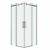 Душевое ограждение Grossman Classic 300.K33.04.8080.10.00 80х80х195 см квадрат раздвижная хром стекло прозрачное_