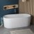 Акриловая ванна BelBagno BB411-1700-800-MATT белая матовая_, изображение 5