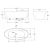 Акриловая ванна без перелива BelBagno BB69-1700-W0 1700x820x600_, изображение 4