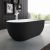 Акриловая ванна BelBagno BB70-1500-800-W/NM Белый Глянец внутри черный матовый снаружи_, изображение 6