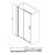 Душевая дверь ABBER Schwarzer Diamant AG30140B_, изображение 5