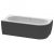 Акриловая ванна CEZARES SLIM CORNER-180-80-60-L-NERO-SET_