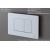 Клавиша смыва 246 х 165 мм Iberica Blanca INOX-C белый матовый нержавеющая сталь_, изображение 2
