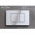 Клавиша смыва 246 х 165 мм Iberica Blanca INOX-C хром глянцевый нержавеющая сталь_, изображение 4