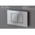 Клавиша смыва 246 х 165 мм Iberica Blanca INOX-C хром глянцевый нержавеющая сталь_, изображение 5
