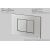 Клавиша смыва 246 х 165 мм Iberica Blanca INOX-C хром матовый нержавеющая сталь_, изображение 3