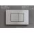 Клавиша смыва 246 х 165 мм Iberica Blanca INOX-C хром матовый нержавеющая сталь_, изображение 4