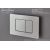 Клавиша смыва 246 х 165 мм Iberica Blanca INOX-C хром матовый нержавеющая сталь_, изображение 5