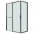 Боковая стенка Grossman 200.K33.05.80.21.00 Style 80х195 см черный матовый стекло прозрачное_, изображение 2