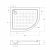 Акриловый поддон Cezares TRAY-A-RH-100/80-550-15-W-L_, изображение 2