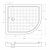 Акриловый поддон Cezares TRAY-A-RH-120/100-550-15-W-L_, изображение 2