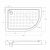 Акриловый поддон Cezares TRAY-A-RH-120/80-550-15-W-L_, изображение 4