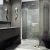 Душевая дверь MaybahGlass MGD-490-4 с добором на петлях 1950х1200 стекло бесцветное_, изображение 4
