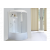 Душевая кабина Royal Bath RB 8120BK6-WT, левая_
