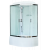 Душевая кабина Royal Bath  RB 8120BK5-WT-CH, левая_