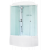Душевая кабина Royal Bath  RB 8120BK5-WT (белое/прозрачное) левая_